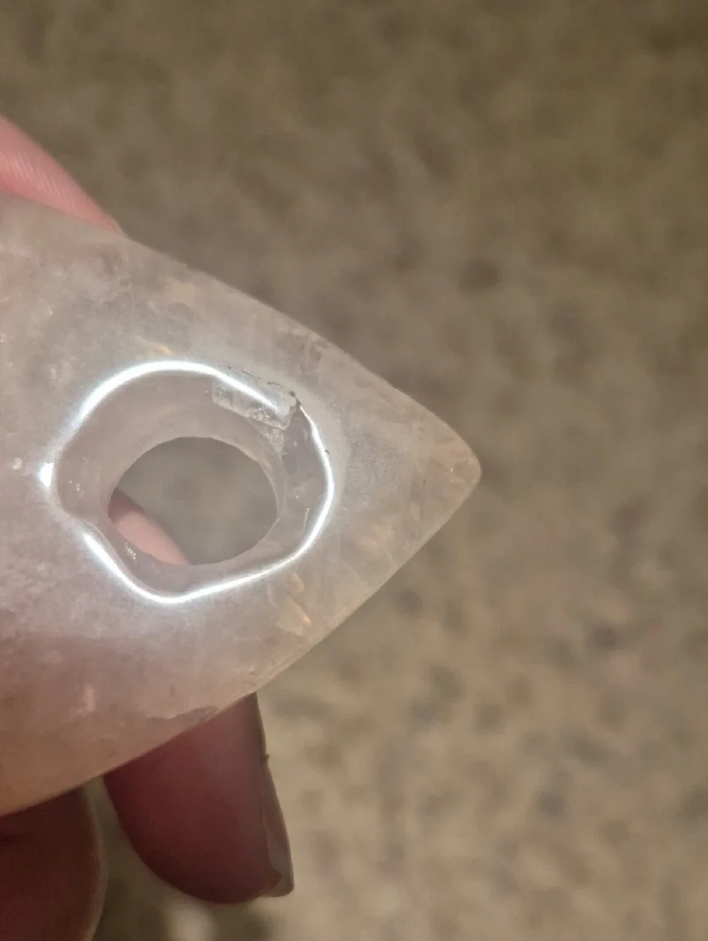 Handheld Rose Quartz Heart Planchette